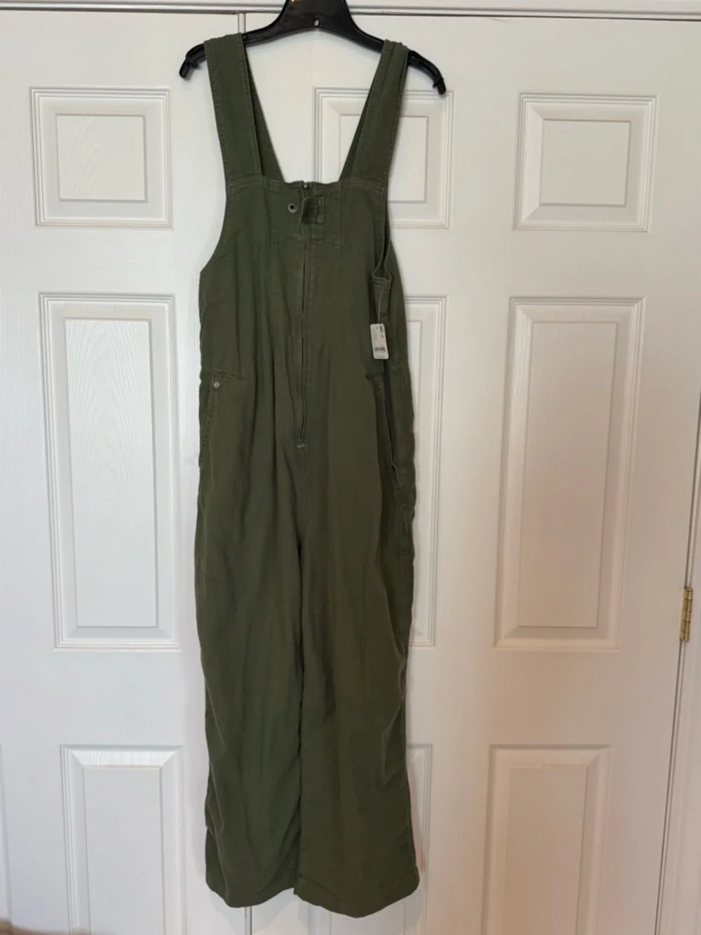 We the Free Jude One Piece Green Denim Overalls for Women NWT S - Picture 5 of 7